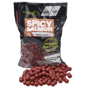 Boilies Mass Baiting Spicy Salmon 3kg 20mm